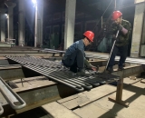 垂直水冷壁管片（8m）|φ32×8mm，截距62.5mm，5連根，總長(zhǎng)8m|15CrMoG